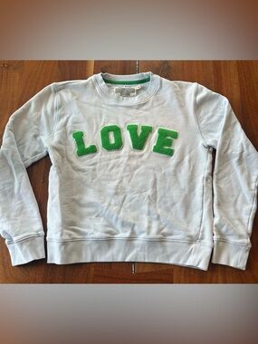 Tory Sport light blue with green Love size small